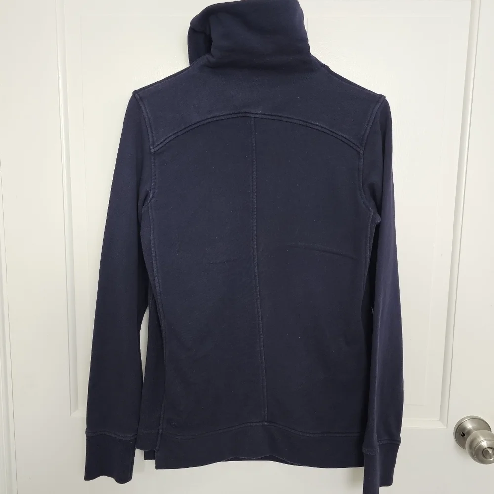 Lululemon Press Pause Pullover Sweatshirt Midnight Navy Size 4